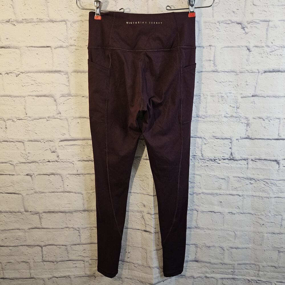 Victoria's Secret Leggings Size 4/170/66A Deep Purple Active Athletic - Picture 3 of 6